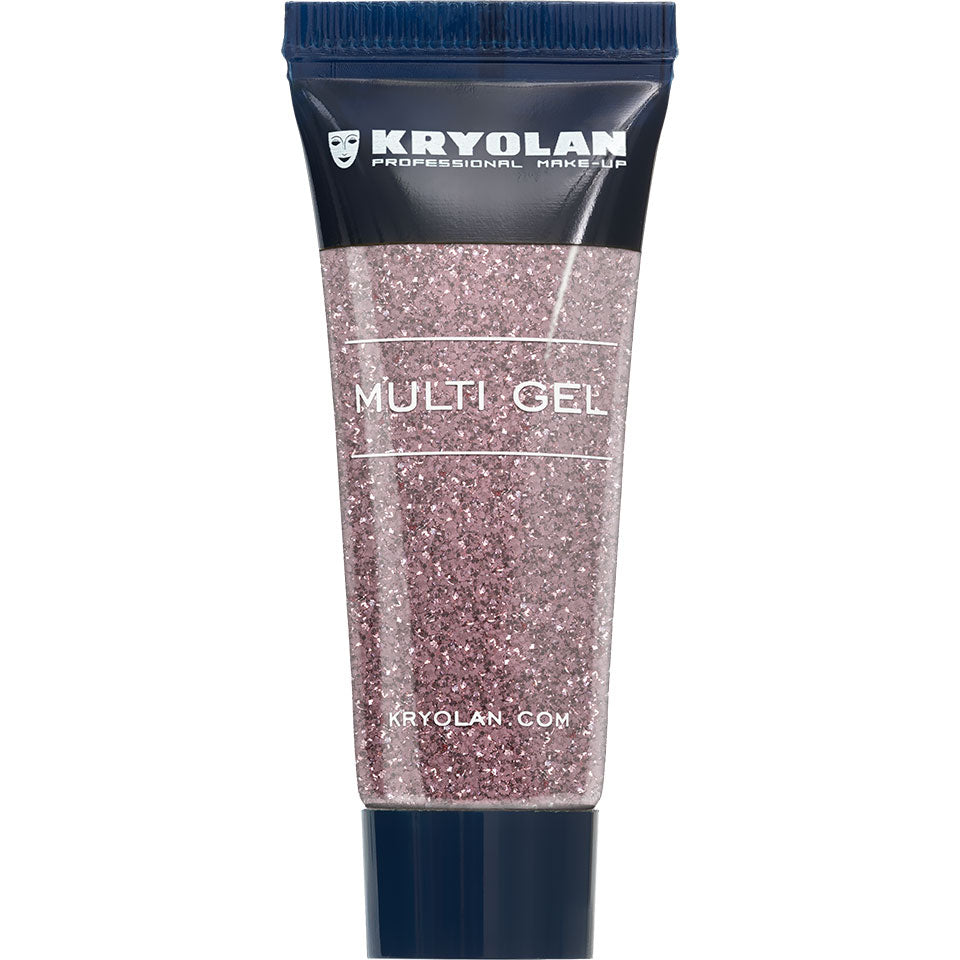 Kryolan multigel glitter, rosa 10 ml