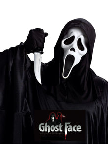 Scream mask & kniv, Ghostface