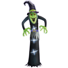 Uppblåsbart props, häxa 244 cm