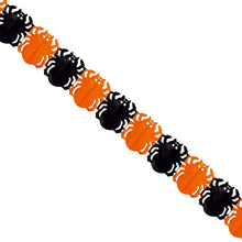 Girlang, spindel svart/orange 4 m