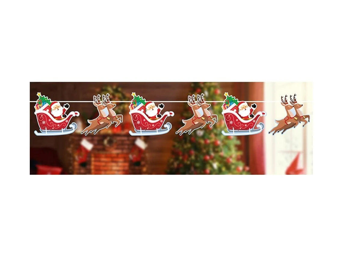 Girlang, tomtesläde 300 cm