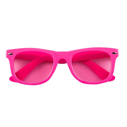 Glasögon, rosa neon 80-tal