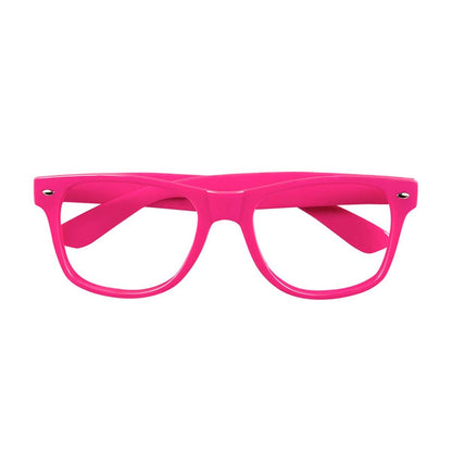 Glasögonbågar, rosa neon