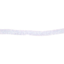 Glittergirlang, vit 50 mm 2 m