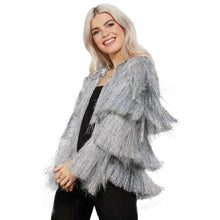 Glitterjacka, Fever silver L/XL