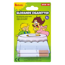 Glödande cigaretter, 2 st