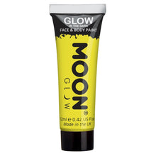 Moon Smink i tub självlysande, gul 12 ml lös tub
