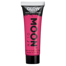 Moon Smink i tub självlysande, rosa 12 ml lös tub