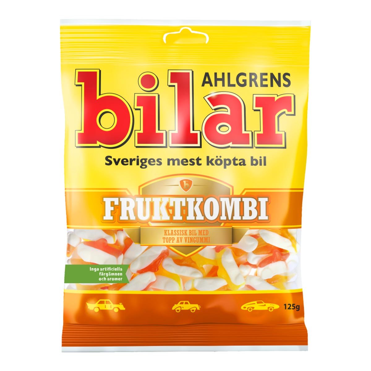 Godispåse, Ahlgrens bilar fruktkombi 125 g