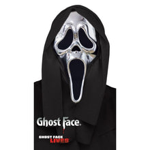 Scream mask, Ghostface silver