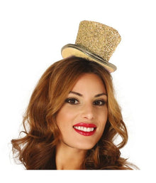 Mini tophat, guld