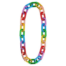 Halsband, kätting regnbåge