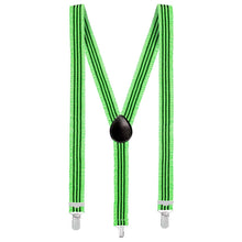 Hängslen, neon grön