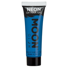 Moon Hårgelé neon UV, blå 20 ml