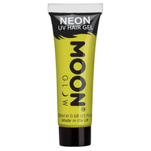 Moon Hårgelé neon UV, gul 20 ml