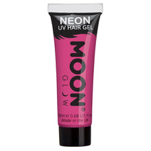 Moon Hårgelé neon UV, rosa 20 ml