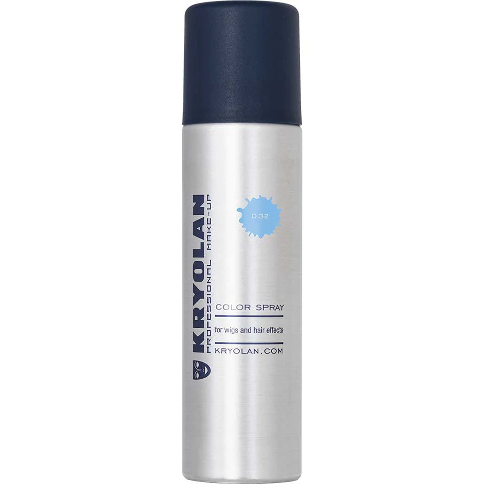 Kryolan hårspray, blå 150 ml