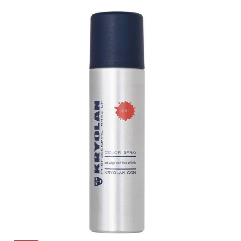 Kryolan hårspray, röd 150 ml