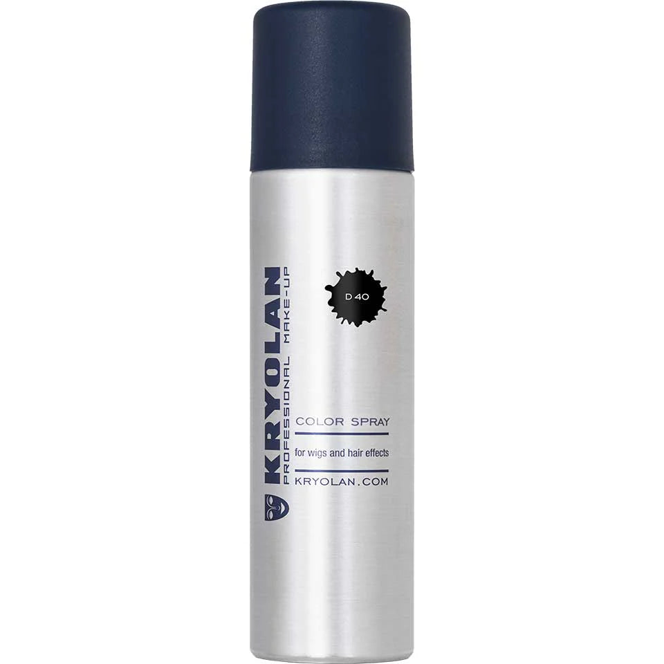 Kryolan hårspray, svart 150 ml