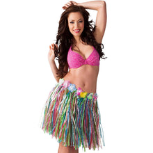 Hawaiikjol med blommor, multi 45 cm