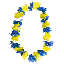 Hawaiikrans, blå/gul