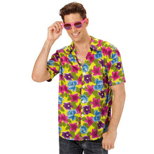 Hawaiiskjorta, blommig M/L