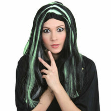 Peruk, häxa med självlysande slingor