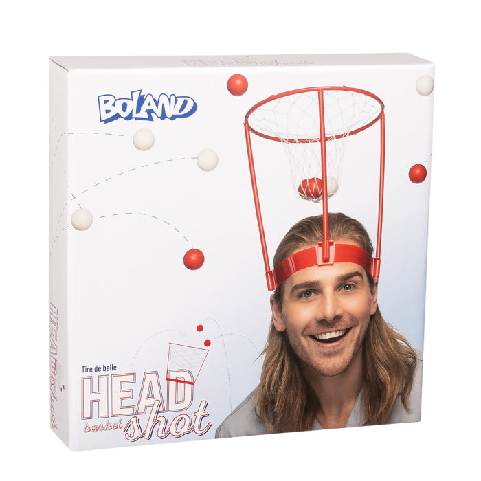 Partyspel, head basket shot