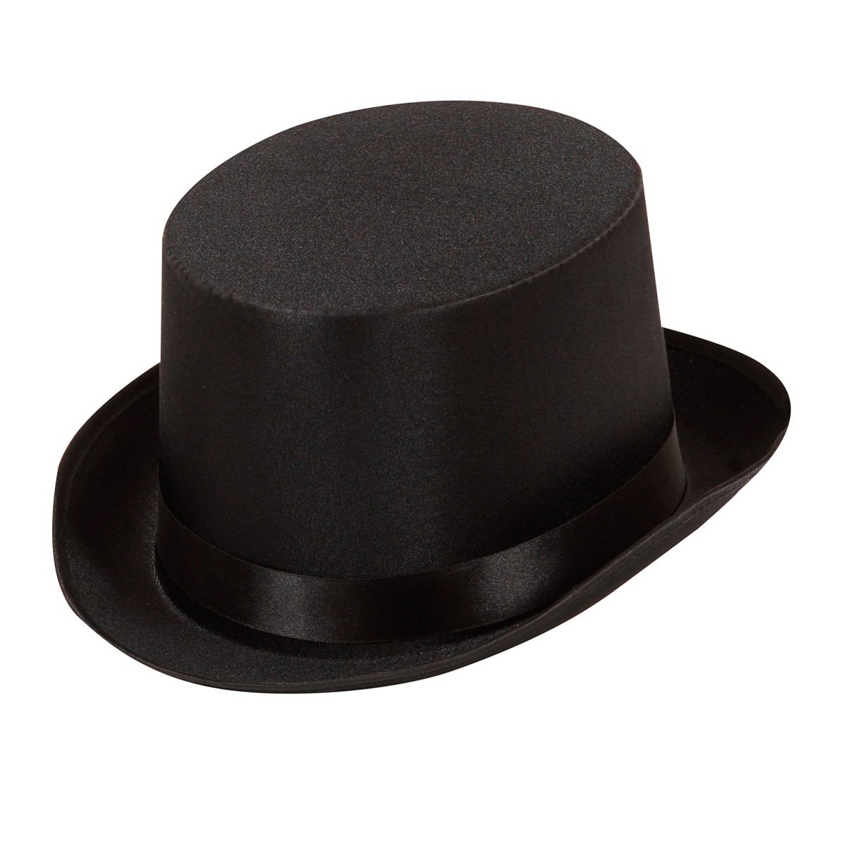 Hög hatt, satin svart