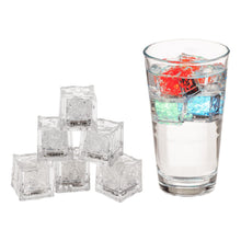 Iskuber med LED, 6 st