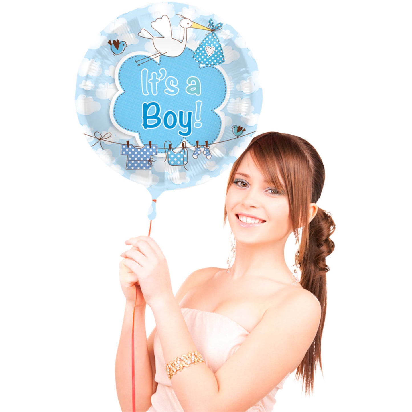 Folieballong, it's a boy 43 cm