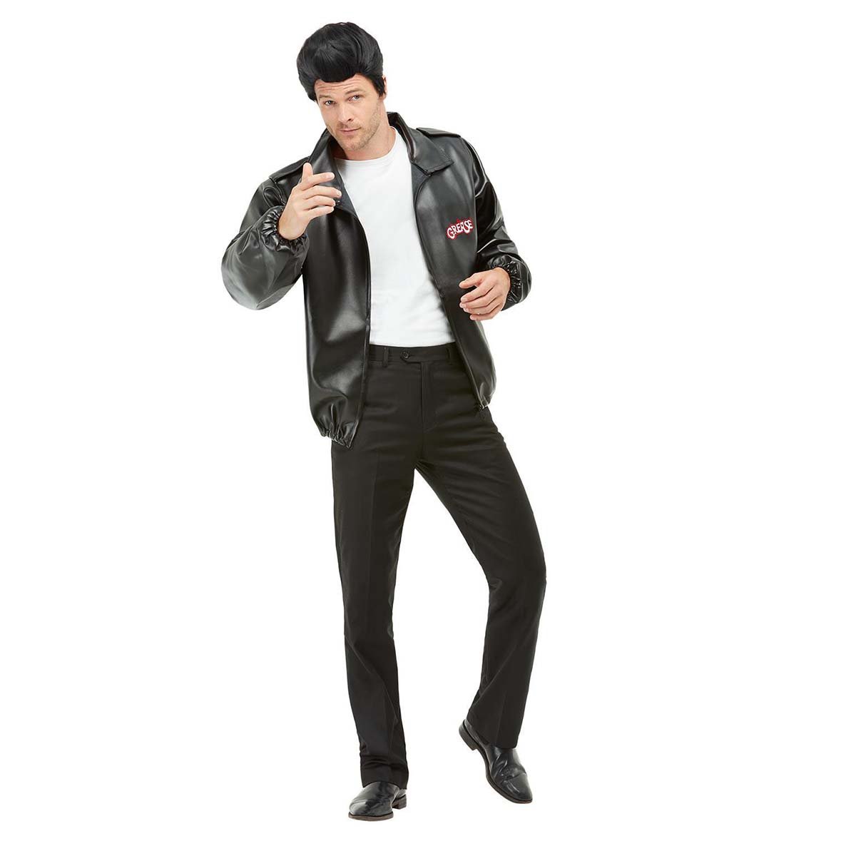 Jacka, Grease T-Bird svart M