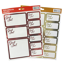 Juletiketter, god jul 9 st
