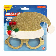 Glasögon, tomte guld