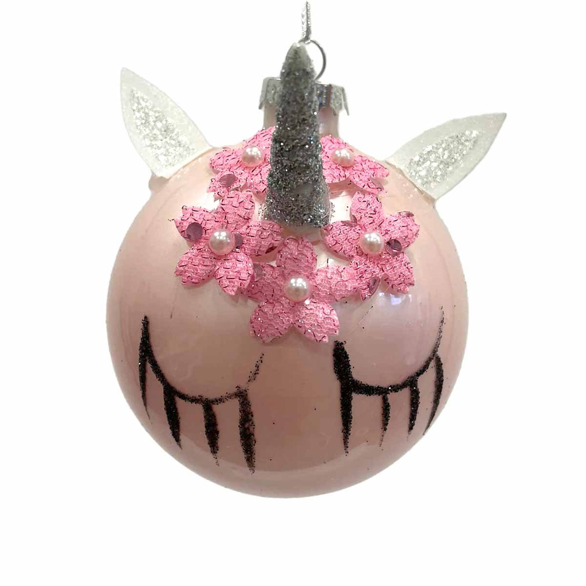 Julgranskula, enhörning 8 cm