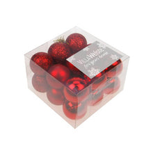 Julgranskulor, röda 18 st 3 cm