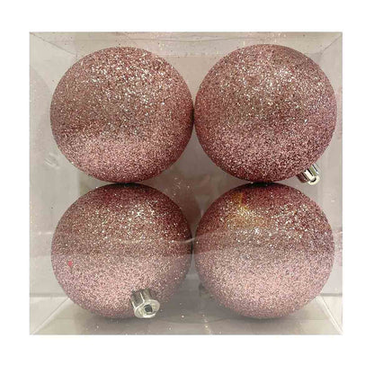 Julgranskulor rosa