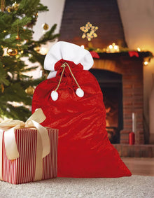 Julsäck, röd 55x95 cm