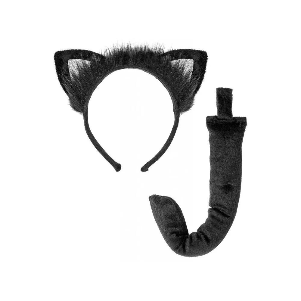 Maskeradset, katt svart