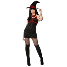 Klänning, Fever satanic witch svart XS