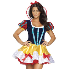 Klänning, prinsessa vit/gul S