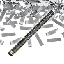 Konfettibomb, silver metallic 60 cm