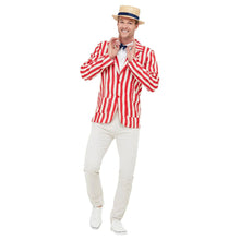 Kostym, 20-tal röd/vit XL