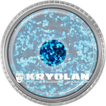 Kroppsglitter, Kryolan blå