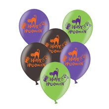 Latexballonger, Happy Halloween 27.5 cm 6 st