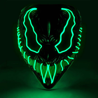 LED-mask, monster grön