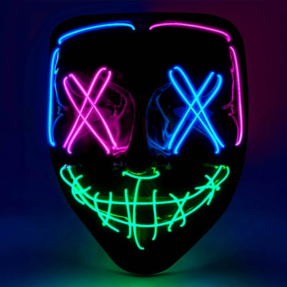 LED-mask, scary multi