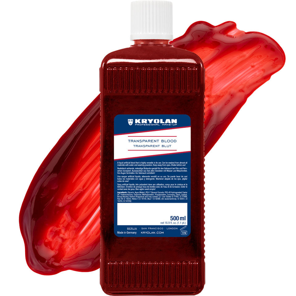 Blod, transparent 500 ml ljus