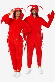 Opposuits onesies, lobster XXL