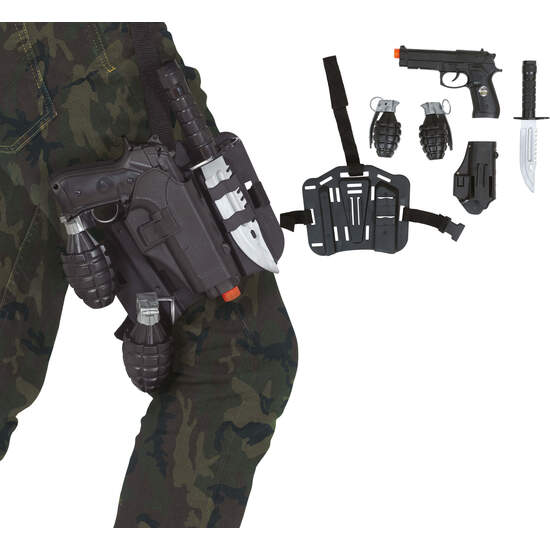 Militärset, vapen 5 delar